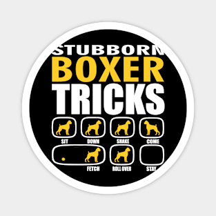 Stubborn Boxer Tricks Magnet